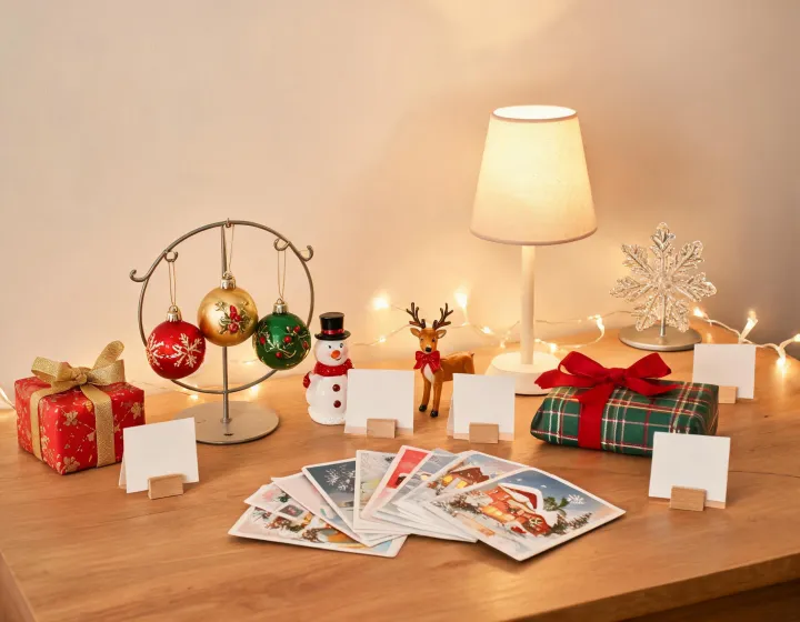 Curated Hallmark gift guide table