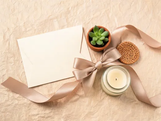Greeting cards with decor gifts