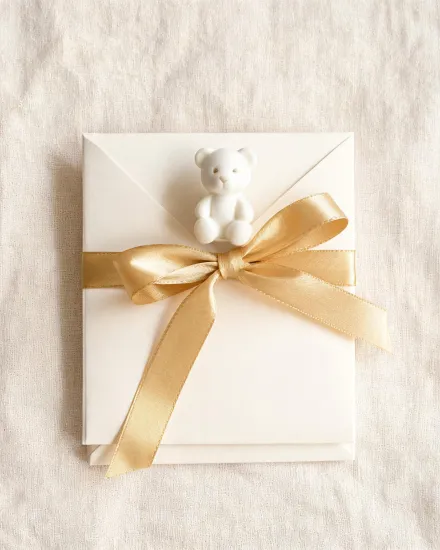 Thank you card and gift